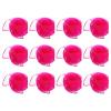 PATIKIL Dance Scarves, 12 Pcs Square Juggling Scarves 24 by 24 Inches for Play Magic Music Activity Juggling Dressing, Fluorescent Red view 1