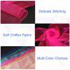 PATIKIL Dance Scarves, 12 Pcs Square Juggling Scarves 24 by 24 Inches for Play Magic Music Activity Juggling Dressing, Fluorescent Red view 3