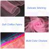 PATIKIL Dance Scarves, 12 Pcs Square Juggling Scarves 24 by 24 Inches for Play Magic Music Activity Juggling Dressing, Pink view 3
