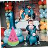 Alipis Candy Filled Watermelon Pinata Paper Birthday Party Hanging Entertainment view 2