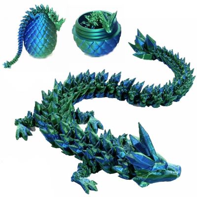 Fuisylr 12Dragon Eggs with Dragon Inside, Dragon Egg Fidget Toys, 3D Dragon Eggs with Dragon Inside, Mystery Dragon Egg, 3D Printed Dragon Egg, Stocking Easter Basket Stuffers