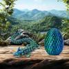 Fuisylr 12Dragon Eggs with Dragon Inside, Dragon Egg Fidget Toys, 3D Dragon Eggs with Dragon Inside, Mystery Dragon Egg, 3D Printed Dragon Egg, Stocking Easter Basket Stuffers view 2