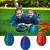 Fuisylr 12Dragon Eggs with Dragon Inside, Dragon Egg Fidget Toys, 3D Dragon Eggs with Dragon Inside, Mystery Dragon Egg, 3D Printed Dragon Egg, Stocking Easter Basket Stuffers view 4