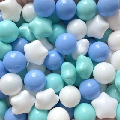 bebikim Ball Pits Balls 1000 Count Plastic Play Pits Star Balls for Baby Pool Ball Pits,BPA Free Crush Proof Play Balls Playpen Ball for Toddlers Tent & Playhouse