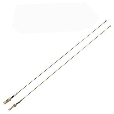 Metal Realistic Antenna Accessories 22.2CM Big&Small Hole 2pcs for Henglong 1/16 RC Tank 3889 German Leopard 2A6