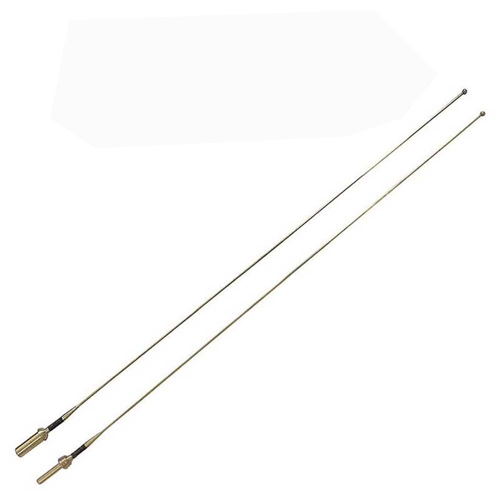 Metal Realistic Antenna Accessories 22.2CM Big&Small Hole 2pcs for Henglong 1/16 RC Tank 3889 German Leopard 2A6
