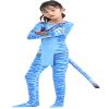 LEMONBABY Superhero Kids Boys Girls Halloween Birthday Party Cosplay Bodysuit Costumes (Neytiri,4-5y) view 2