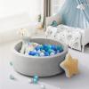 bebikim 1000 Count Plastic Soft Plastic Ball Pits Balls Colorful Play Pits Balls for Pet Dogs Ball Pits 2.2" Large Phthalate Free Bpa Free Balls for Toddlers 1-3 Baby Kids view 3