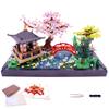 Alizdd Micro Building Blocks SetsChinese Zen Garden Architecture and Cherry Blossom Bonsai Tree Building Toys for AdultsJapanese Sakura House ModelCreative Mini Bricks Gift for Kids 14+2280 PCS view 1