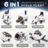 Hechify 6-in-1 Solar Robot Building Kit for Boys Aged 8-13, Educational Robotic Toys for Kids, Science Kits STEM Toys Birthday Gifts for 8 9 10 11 12 Years Old Boys Girls Teens (White) view 2