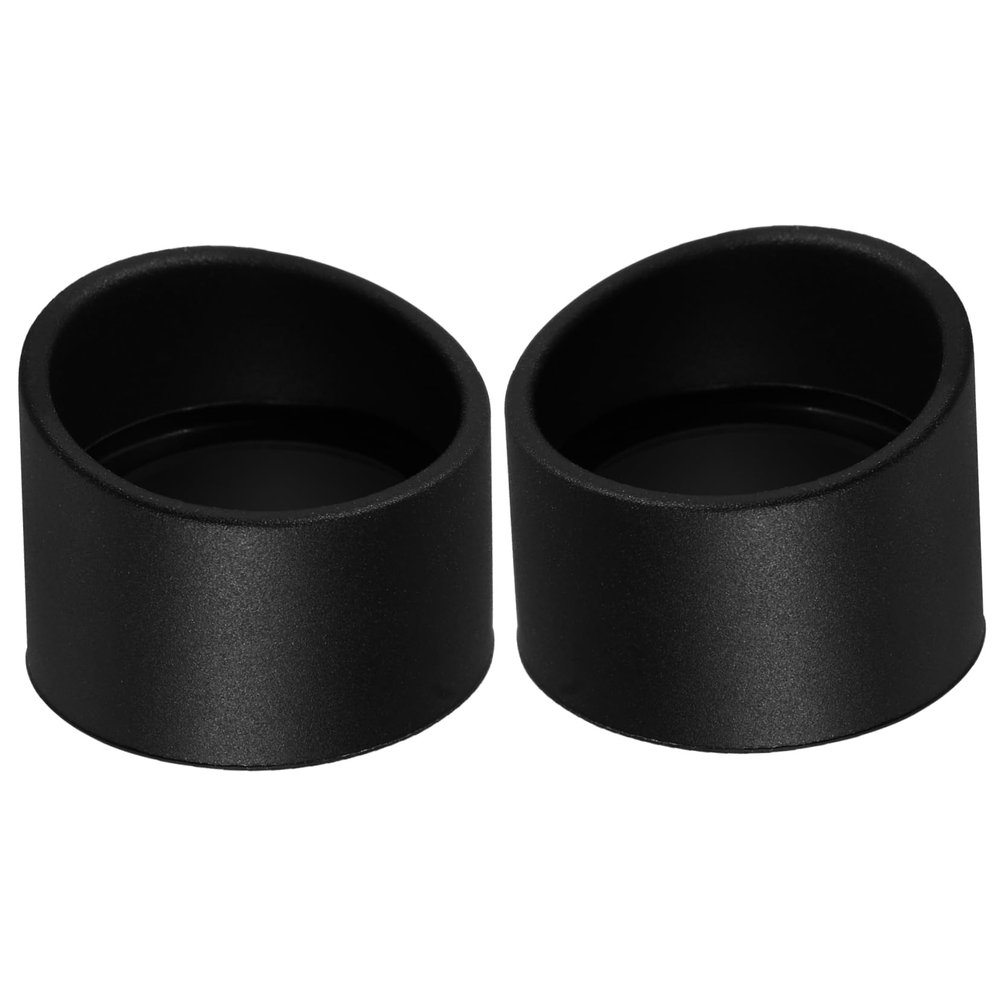 PartyKindom 2pcs Eye Guards Cups for Microscope Rubber Eye Shield Eyepiece Cover for Stereo Microscope