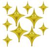 10 Pcs Gold Star Balloon 26 inch Gold Balloons 10 inch mini Star Ballooon for New Years Decorations 2025 Wedding Birthday Party Decorations Supplies view 1