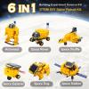 Hechify 6-in-1 Solar Robot Building Kit for Boys Aged 8-13, Educational Robotic Toys for Kids, Science Kits STEM Toys Birthday Gifts for 8 9 10 11 12 Years Old Boys Girls Teens (Yellow) view 2