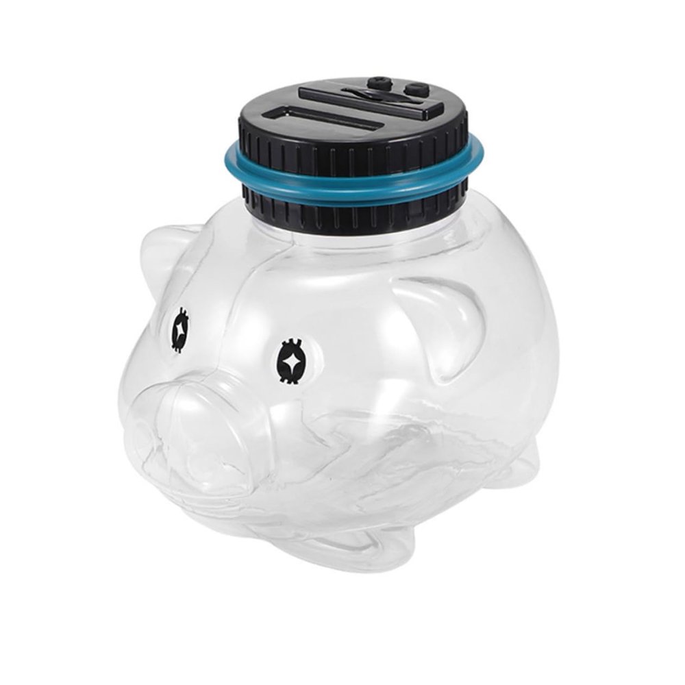 Abaodam Digital Counting Piggy Bank Cartoon Pig Shape Money Box for Boys and Girls Safe Material Lid for Saving Goals and Creating Artistic Atmosphere