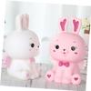 Abaodam Adorable Bunny Coin Bank Cute Rabbit Money Jar for Boy Girl Home Adorn for Saving Coins Birthdays and Year Celebrations view 2