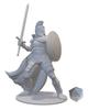 Giant Miniatures for DND Pathfinder RPG Unpainted Resin 28mm-32mm 3D Printed 3" Base Huge (Giant Storm Female) view 1