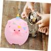Abaodam Lovely Pig Bank Unbreakable Creative Piggy Bank for Boys and Girls Adults Capacity Desktop Decor for Bedroom Living Room Office Birthdays and Holidays view 4