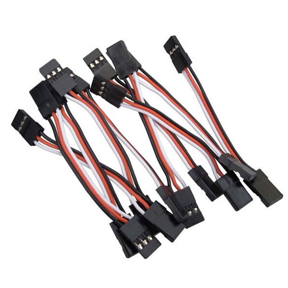 20pcs Male to Male Servo Lead Extension Wire JST Jumper Cable (100mm Length)