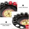 GeRRiT Roulette Sets 1 Set Russian Roulette Shot Roulette Game Set Funny Wheel Drinking Game Set Interactive Adult Party Games Party Games, 29.5*29.5*6cm view 4