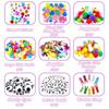 2000 Pcs DIY Arts and Crafts Supplies Kit for Kids - Kids Craft Kits Art Supplies Material Set with Pipe Cleaner All in 1 Crafting Collage Activity for Toddlers Gifts Toys Age 5 6 7 8 9 Year Old Girls view 2