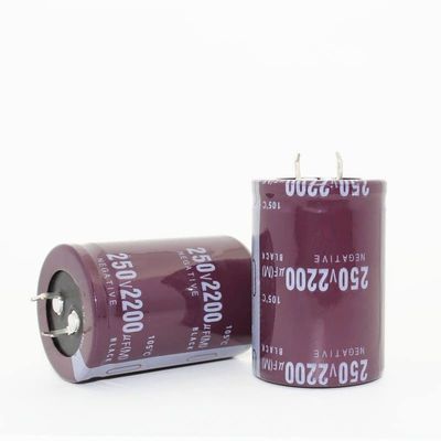 Electronic Accessories 20PCS-2PCS 2200UF 250V 250V2200UF 2200uf250v Capacitance electrolytic capacitors 35 * 50mm (Size : 7PCS)