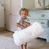 MakeMake Organics GOTS Certified Cotton Nap Mat with Detachable Pillow for Kids-Soft Microfiber Sleeping Bag for Toddlers, Boys, Girls - Ideal for Daycare, Preschool, Kindergarten-20 x50 - Dotty view 3