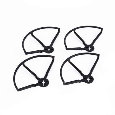 4 Pcs 4/5 Inch Drone Propeller Guard Anti-collosion Protector Cover Ring/Fit for 4045 5045 5149 Propeller QAV250 RC Quadcopter Parts (Size : Bundle 1 4 inch, Color : Black)