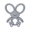Dr. Brown's Flexees Gray & Blue Bunny 100% Silicone Baby Teethers, BPA Free, for 3 Months+ Babies view 2