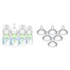 Dr. Brown's Anti-Colic Preemie Baby Bottles, 0m+ Nipple 4 Pack & Wide-Neck 100% Silicone Preemie Nipples, Slowest Flow, 0m+, 6 Pack view 1
