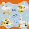 7 in 1 Duck Stuffed Animal Plush Set 12" Mommy White Stuffed Duck Plush with 4 Baby Ducks Ducklings and Eggs, Soft Duck Plushie Pillow Toys for Kids Toddler Birthday Valentines Plush Gifts Farm Party view 4