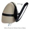 Munchkin Brica 360 Pivot Baby in-Sight Car Mirror and 3 Count Waterproof Changing Pad Liners Bundle view 3
