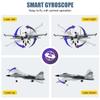 QuirkyGlee Rc Plane F-22, Stealth Raptor Remote Control Airplane 3 Channel Stunt Fighter with 3 Modes Xpilot Stabilization System Easy Fly for Beginners, Aircraft Toy Gift for Adults view 2