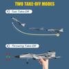 QuirkyGlee Rc Plane F-22, Stealth Raptor Remote Control Airplane 3 Channel Stunt Fighter with 3 Modes Xpilot Stabilization System Easy Fly for Beginners, Aircraft Toy Gift for Adults view 4