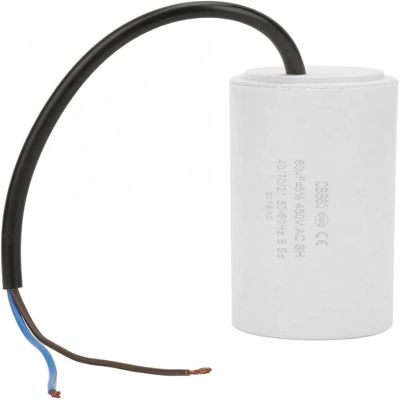 Electronic Accessories Capacitor kit CBB60 Eco-Friendly Electronic Starter Capacitor 450V ESR 0.2 for Household Electric Appliance 20/40/50/60uf Capacity Starting AC Power capacitors (Size : 450V 60u