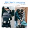 SHOWERORO Adjustable Trolley Bottle Organizer Stroller Water Cup Rack for Easy Access to Drinks Compatible with Beverage Containers Outdoor Activities view 3