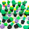 30 pcs Plant Erasers for Kids Classroom PrizesPuzzle Eraser 3D Take Apart Cactus Pencil Erasers for Kids Classroom Prizes, Class Treasure Box,Game Rewards,Party Favors view 1