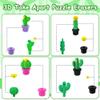 30 pcs Plant Erasers for Kids Classroom PrizesPuzzle Eraser 3D Take Apart Cactus Pencil Erasers for Kids Classroom Prizes, Class Treasure Box,Game Rewards,Party Favors view 2
