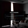 Modern Blackout Curtains Window for Living Room Thick Curtains for Bedroom High Shading Drapes Home Decor Black Curtains-White Tulle,Custom Made,4.Pencil Pleat view 2