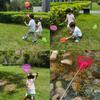 2 Pack Kids Telescopic Butterfly Fishing Nets for Kids Catching Butterfly Net Outdoor Tools for Catching Fish Ladybird, Extendable 34 Inches and Anti Slip Grip view 4
