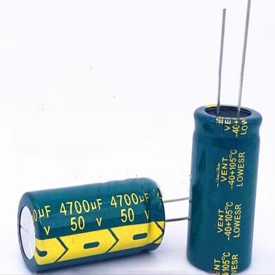 Electronic Accessories 100pcs-20pcs 4700uF 50V 18 * 35mm Electrolytic Capacitor 50v 4700uf Electrolytic Capacitors 105 Centigrade (Size : 20pcs)