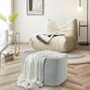 MEGASKET Extra Large Rectangle Storage Basket, 23.6" x 17" x 12" Gray Blanket Storage for Living Room, Large Soft Woven Cotton Rope Bin for Organizing, Kids Dog Wicker Toy Box Organizer view 3