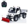 wheelfun U423 4X4 1/10 RC Hydraulic Crawler Car with Snow Blade RC Off-Road Vehicle Model Metal Bucket 2-Speed Transmission Light Sound ST8 Remote Controller view 1