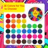36 Color Washable Finger Paint Set,Kids Funny Fingers Painting with Book,Art Drawing Supplies for Painting DIY Crafts,Gifts,Early Learning view 3