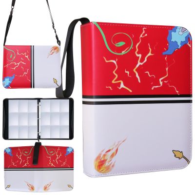 Fweel Deluxe Trading Card Binder: Premium 9-Pocket Album with 900 Loading Pockets, Ideal for Boys and Girls. Adjustable Strap for Convenient Carry - Hand or Shoulderr, Large,
