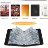 Fweel Deluxe Trading Card Binder: Premium 9-Pocket Album with 900 Loading Pockets, Ideal for Boys and Girls. Adjustable Strap for Convenient Carry - Hand or Shoulderr, Large, view 4