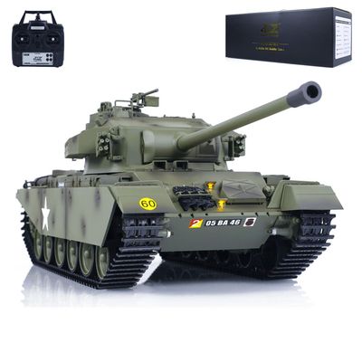 wheelfun TD 1/16 RC Infrared Battle Tank Plastic for Centurion MK5 RC Electric Tanks Infrared 320Turret Rotation Light Sound Smoke Unit(Basic-Edition) BB Shooting Airsoft Tank That Shoot