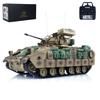 wheelfun 1/16 TD RC Battle Tank Plastic for M2A2 Bradley RC Electric Infantry Fighting Vehicle Model 320Turret Rotation Light Sound Smoke Unit(Basic-Edition) BB Shooting Airsoft Tank That Shoot view 1