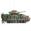 wheelfun 1/16 TD RC Battle Tank Plastic for M2A2 Bradley RC Electric Infantry Fighting Vehicle Model 320Turret Rotation Light Sound Smoke Unit(Basic-Edition) BB Shooting Airsoft Tank That Shoot view 2