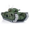 wheelfun 1/16 TD RC Battle Tank Plastic for Churchill Mk.VII RC Electric Infantry Fighting Vehicles 320Turret Rotation Light Sound Smoke Unit(Pro-Edition-Army Green) view 3