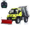 wheelfun 1/10 U423 4X4 RC Hydraulic Crawler Car Model RC Off-Road Dumper Car with Snow Blade Metal Bucket 2-Speed Transmission Light Sound ST8 Remote Controller view 1